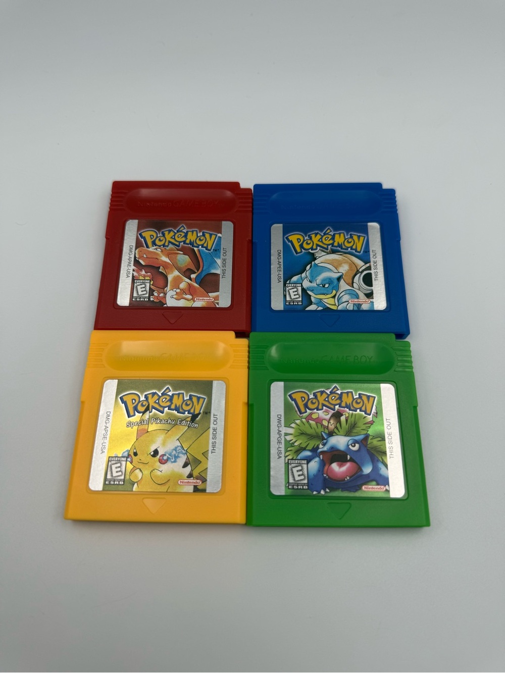 Pokémon Red + Pokémon Blue + Pokémon Yellow + Pokémon Green for GBC